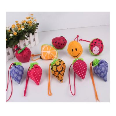 China 100% cheap eco-friendly wholesales accept customized fruit shape sling foldable waterproof shopping bag for sale