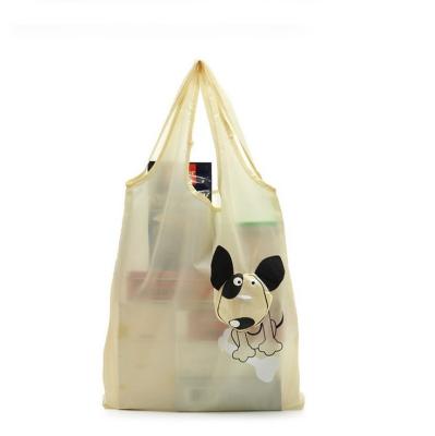 China Washable Cheap Cartoon Animal Folding Shopping Bag Promotional Gift Bag for sale