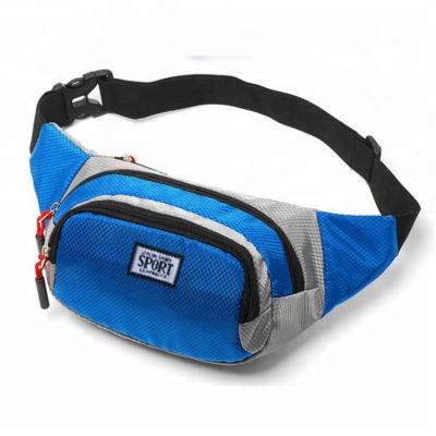 China NATIONAL Durable Customizable Waterproof 600D Polyester Waist Bag Man Ripstop Polyester Sports Waist Bag for sale