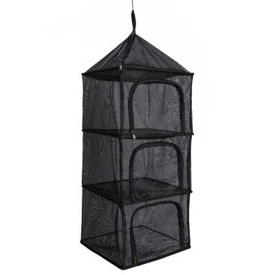 China Heopono Yiwu Manufacturer Professional Durable Customizable Hanging Storage Bag Hanging Dry Storage Net Bag For Outdoor Camping for sale