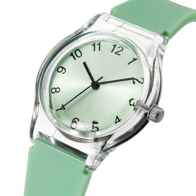 China OEM movt even cheap wristwatch water resistant Japan style silicone plastic simple watch for sale