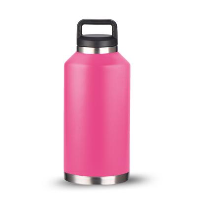 China Business Stainless Steel Vaccuum Insulated Large Large Capacity 1/2 Gallon Water Bottle 64 Ounce Water Bottle for sale