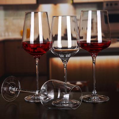 China Tall Sustainable High Quality Wine Glasses Customized Transparent Lead Free Crystal Glasses for sale