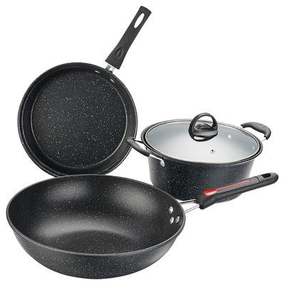 China Amazon Best Selling Sustainable High Quality Aluminum Nonstick Cooking Pans Marble Coating Non Stick Frying Pan for sale