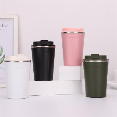 China Sustainable Double Wall Stainless Steel Vacuum Insulated Reusable Coffee Mug for sale