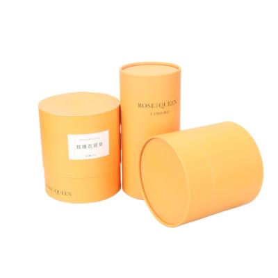 China Recycled Biodegradable Pretty Custom Design Water Bottle Paper Tube Packaging Container For Luxury Wine Box for sale