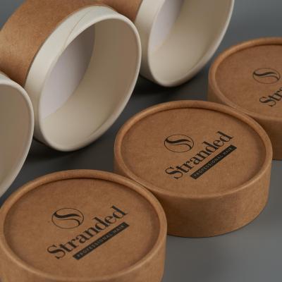 China Recycled Biodegradable Materials Cardboard Kraft Paper Tube With Custom Printed And Desgin for sale