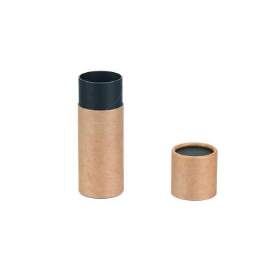 China Recycled Materials Custom Printed 100% Recycled Round Cylinder Kraft Paper Tube Packaging Box Printed Tubes Paper Cardboard Tube for sale