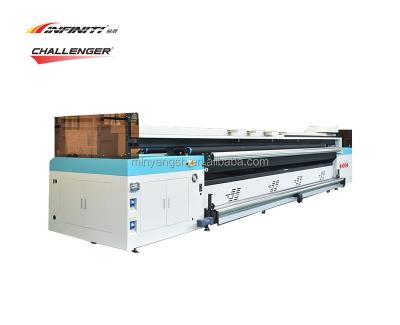 China INFINITI UV5300W 5.3M Width Hotels UV Inkjet Printer for Leather Vinyl Ceiling Films Banners Printing for sale