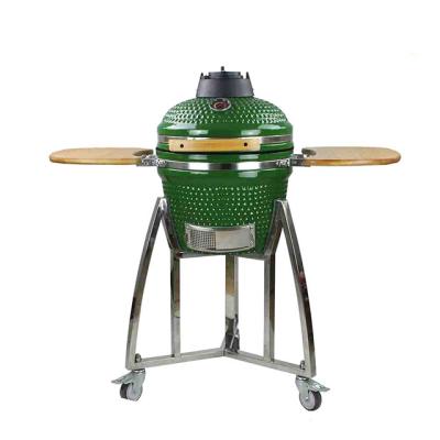 China Aliker Easily Assembled 16 Inch Ceramic Grill KAMADO Cooker Smokeless Barbecue Pot for sale