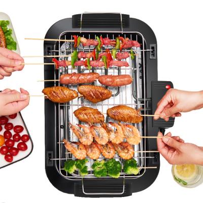 China ALIKER Commercial Multifunctional Indoor Smokeless Electric BBQ Grill Electric Salamander Grill Machine for sale