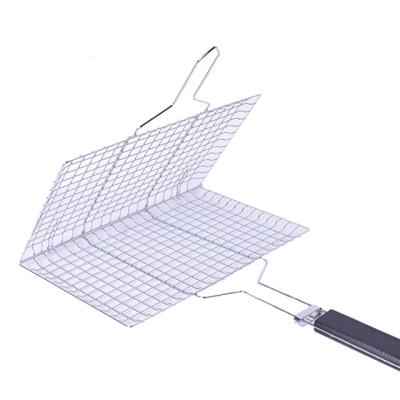 China ALIKER Custom Easily Cleaned Metal Stainless Steel Grill Wire Barbecue Wire BBQ Grill Fish Mesh Net for sale