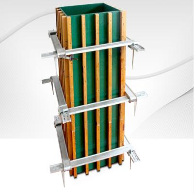 China Square Column Pouring PVC Coated Column Formwork For Building Construction for sale