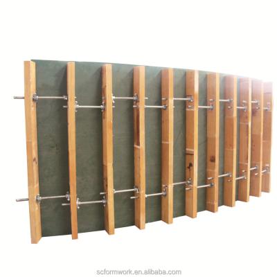 China Recycles Curved Concrete Wall Forms Plywood Sheet for sale