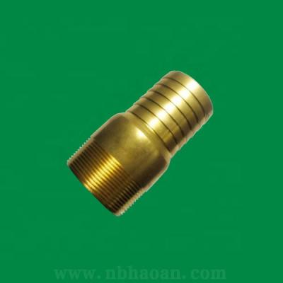 China Brass casting thread with high quality pipe kc nipple 1/2