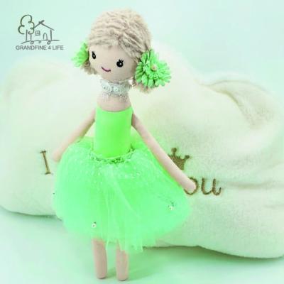 China Grandfine 37Cm Ballerina Girl Birthday Gifts Soft Luxury Soft Stuffed Baby - Doll Plush Toy for sale