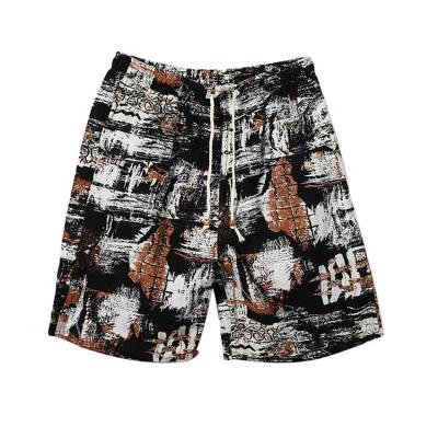 China Custom Printing Cool Handsome Anti-wrinkle Fashion Man Summer Beach Shorts for sale