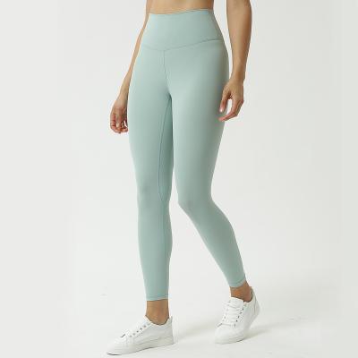 China Antibacterial elastic lady's yoga leggings wholesale fashion fitness working pants. for sale