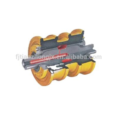 China Crawler Excavator PC200-5 20Y-30-00012 Excavator Metal Track Roller Made In Quanzhou for sale