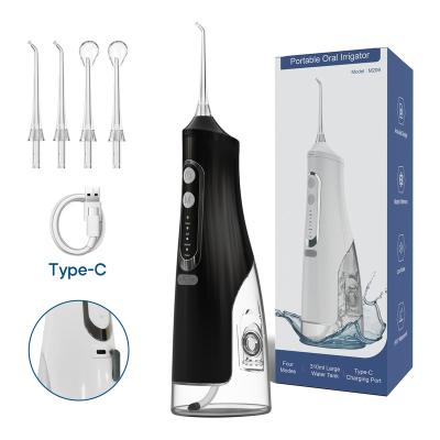 China New Arrival 2022 Rated Dental Water Flosser OEM 310ml Nozzle Support Flosser 360 Portable Water Flosser for sale