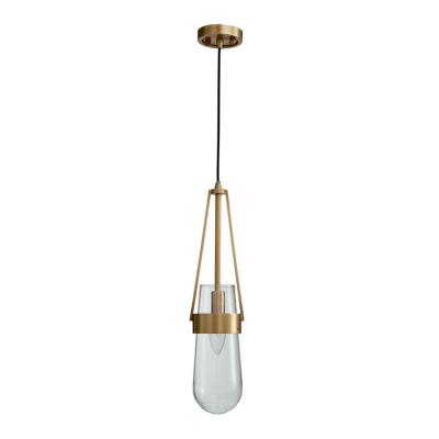 China Hotel Modern Simple Vintage Brass Nordic Multi High Grade Iron Hanging New Modern Pendant Light for sale