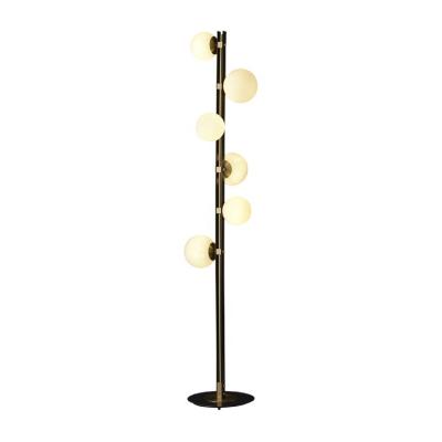 China Modern Luxury Vertical Arm Decoration Lighting Position Feather Ambient Flexible Floor Lamp for sale