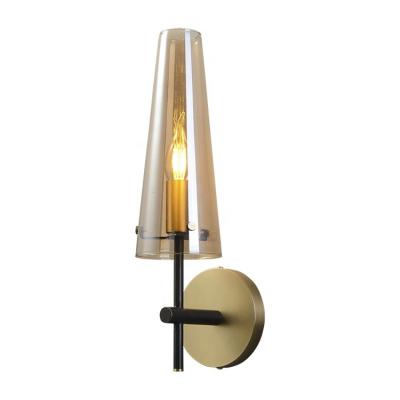 China Modern Luxury Round Surface Mounted Cool Brass Bathroom Vanity Outdoor Wall Light for sale