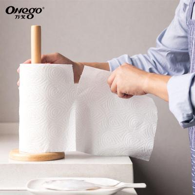 China Virgin Wood Pulps Thick And Soft Disposable Tissue Paper Roll For Kitchen Cleaning Use for sale