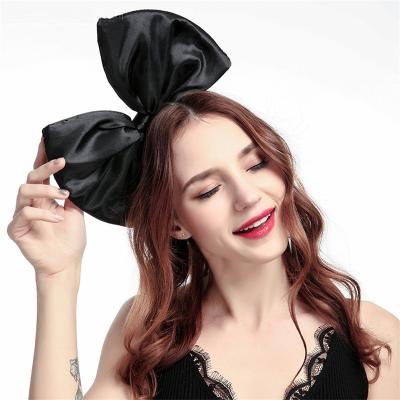 China Solid Color Multifunctional Headbands Bowknot Party Soft Cute Headband For Women Girls for sale