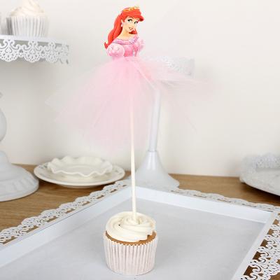 China Hot Sale Fashion Wedding Birthday Party Decorations Princess Cake Topper for sale