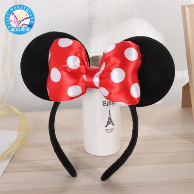 China Fashion kids minnie ears headbands for girls gifts headband photography props hair accessories for sale