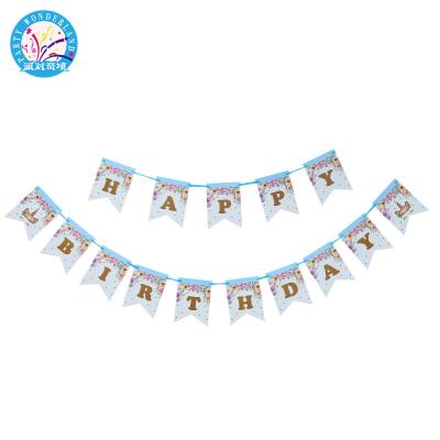 China Unicorn Birthday Banner Flag Unicorn Party Supplies Favors Party Decoration Decorations for sale