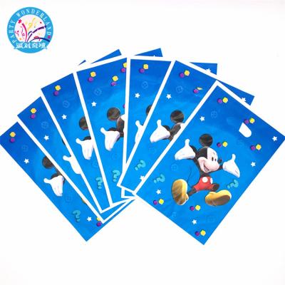 China Party Decoration Mickey Carton Gift Bag 25*16.5cm Kids Boys Birthday Party Loot Bag Decorations Plastic Handbag for sale