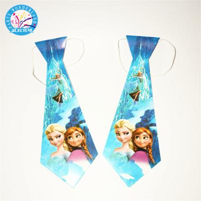 China Wholesale 2019 Wedding Princess Frozen Theme For Kids Birthday Party Supplies Good Quality Paper Tie for sale