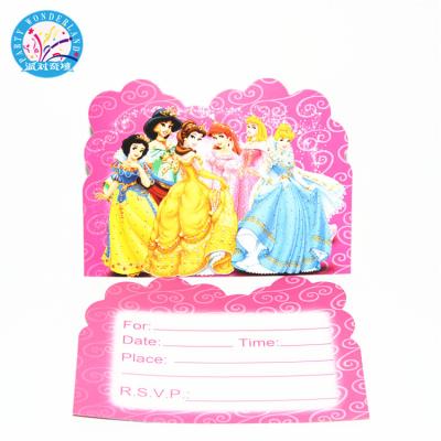 China Party CE Certificate Paper Rectangle Invitation / Happy Birthday Greeting Cards for sale