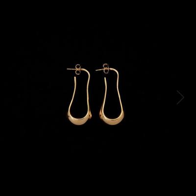 China Wholesale 2022 Trendy Alloy Vintage Geometric Drop Earrings Charm Gold Plated Earrings For Woman Gifts Party Wedding for sale