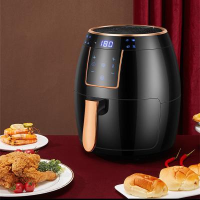 China 5.5L Touch Health Oven Multifunction Air Fryer Oil Free Cooker for sale