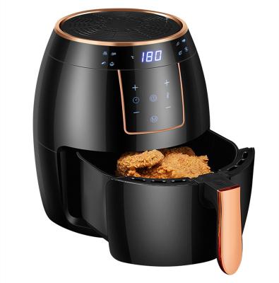 China Low MOQ Electric Deep Fryer 5.5L Digital Air Touch Cooker Oil Free Air Fryer for sale