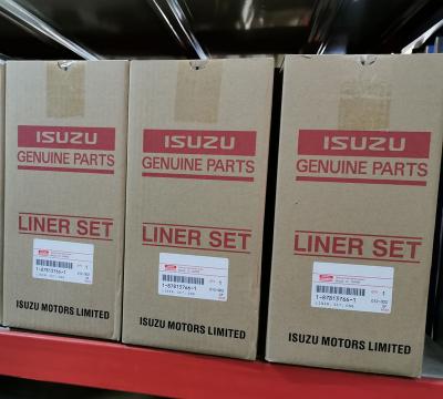 China Factory Excavator Engine ZAX200-3 4HK1 Cylinder Liner Kit Liner Set 1-87813766-1 1878137661 diesel all construction machinery 6 months for sale