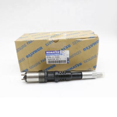 China Building Material Stores FUEL INJECTOR FOR 6D125 EXCAVATOR ENGINE PART NUMBER 6156-11-3300 for sale