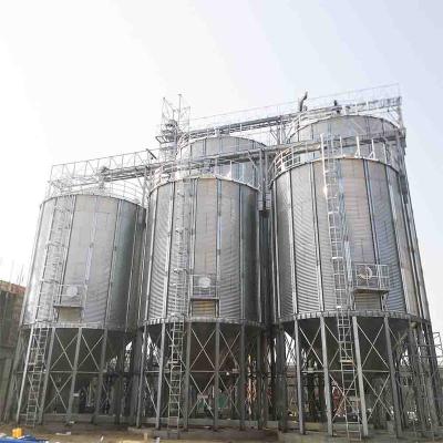 China food & Beverage Plant 2500 Ton Corn Storage Silo Wheat Flour Storage Grain Rice Bran Storage Buildings for sale