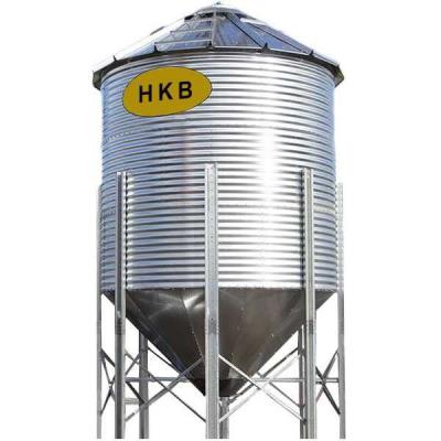 China Building Material Shop 2021 Best Grain Silo Sale Price 100 Ton Steel Silo Hopper Storage for sale