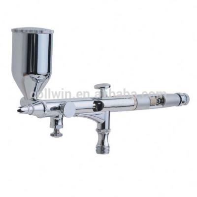 China Airbrush gun with 12ml cup, with airflow regulator, suitable for 12ml body art for sale