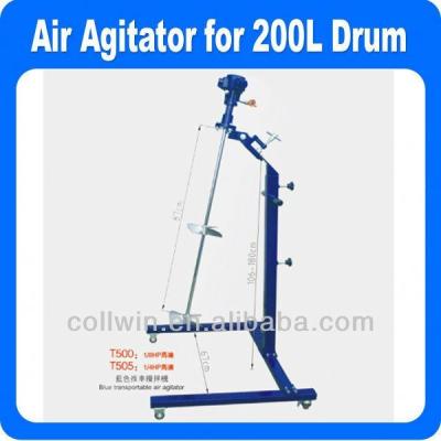 China Stand Type 1/4HP Air Agitator For 200 Liter Drum 15*960mm for sale