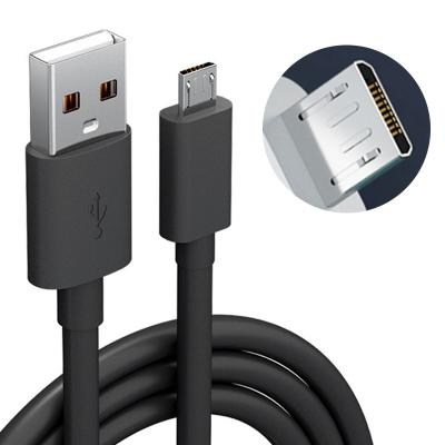 China 5V1A Micro USB Cable 1m 2m Micro USB Cable PVC Fast Charging White Black USB To Micro USB Cable For Android for sale