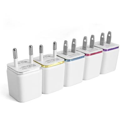 China Conveient USA USB Wall Charger 5v1a Single Safe Portable Wall Plug Charger Adapter For Iphone For Huawei for sale