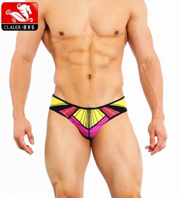 China New Design Antibacterial Colorful Cotton Men Fashion Sexy Lycra Boxers Briefs /Mens Swimwear Briefs for sale