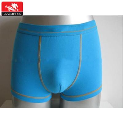 China Newest Fashion Cotton Antibacterial Spandex Teens Underwear Solid Color Young Boys Boxers Shorts Shorts for sale