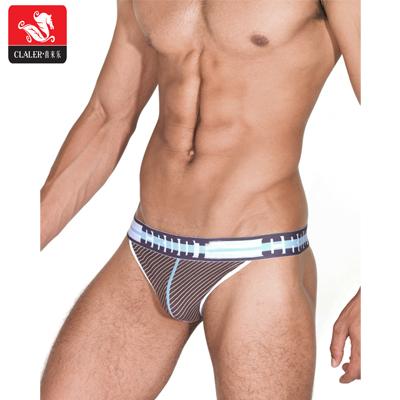 China Popular Stripe G - String Gay Thong Wholesale Antibacterial Soft Touch Micro Underwear for sale