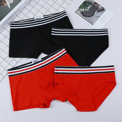 China Hot Selling Antibacterial Couples Sexy Underwear Smoothing 100% Modal Women's Panties for sale